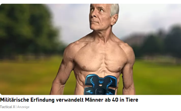 Beispiel für Clickbait